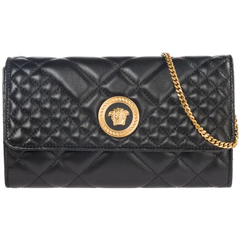 versace leather allet|Versace leather crossbody bag.